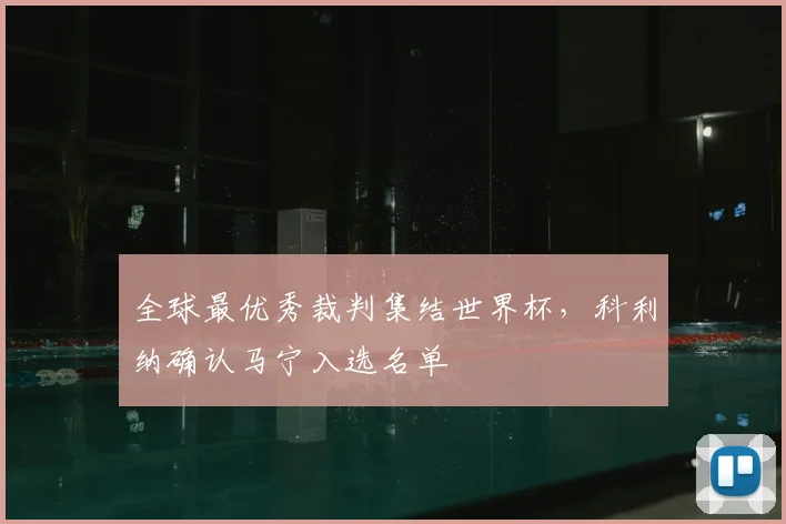全球最优秀裁判集结世界杯,科利纳确认马宁入选名单