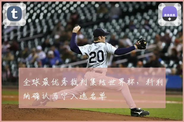 全球最优秀裁判集结世界杯，科利纳确认马宁入选名单